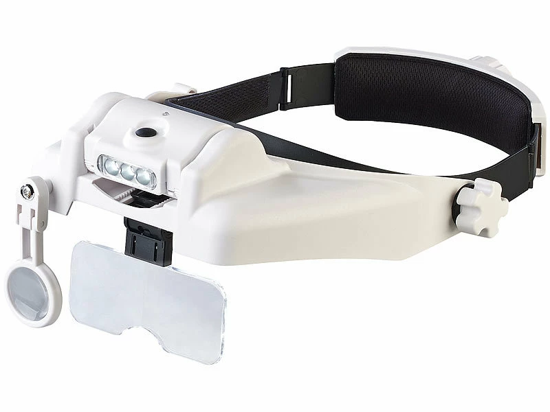 AGT Lupe:Akku-Stirnlupe Mit 1-/1,5-/2-/2,5-/3,5-facher Vergrößerung & LED-Licht 8 AGT Lupe:Akku-Stirnlupe Mit 1-/1,5-/2-/2,5-/3,5-facher Vergrößerung & LED-Licht – Bild 8