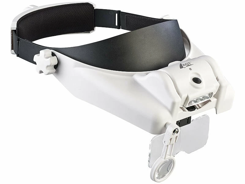 AGT Lupe:Akku-Stirnlupe Mit 1-/1,5-/2-/2,5-/3,5-facher Vergrößerung & LED-Licht 9 AGT Lupe:Akku-Stirnlupe Mit 1-/1,5-/2-/2,5-/3,5-facher Vergrößerung & LED-Licht – Bild 9