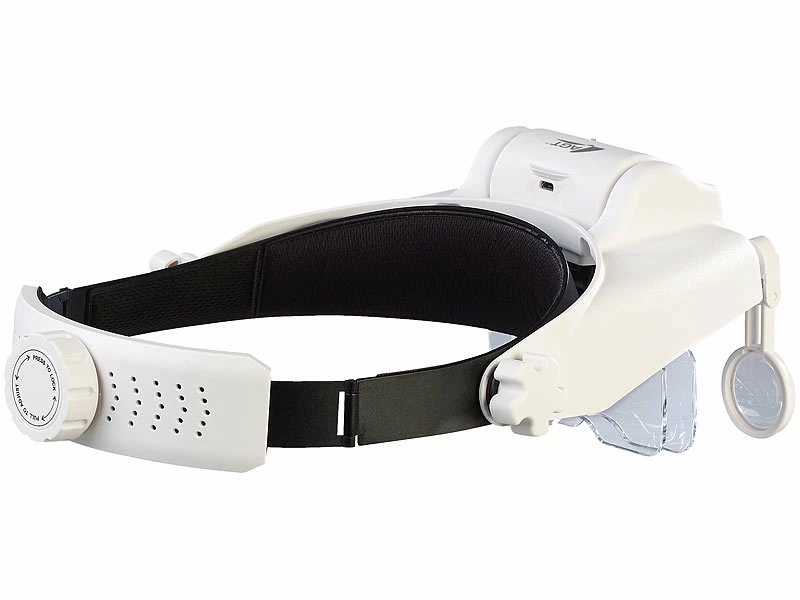 AGT Lupe:Akku-Stirnlupe Mit 1-/1,5-/2-/2,5-/3,5-facher Vergrößerung & LED-Licht 10 AGT Lupe:Akku-Stirnlupe Mit 1-/1,5-/2-/2,5-/3,5-facher Vergrößerung & LED-Licht – Bild 10